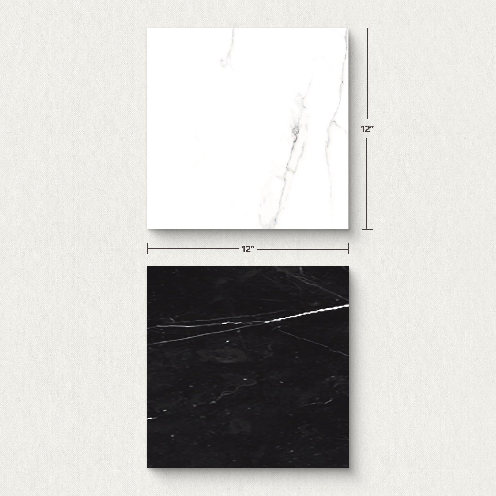 Langston - Calacatta / Nero Marquina