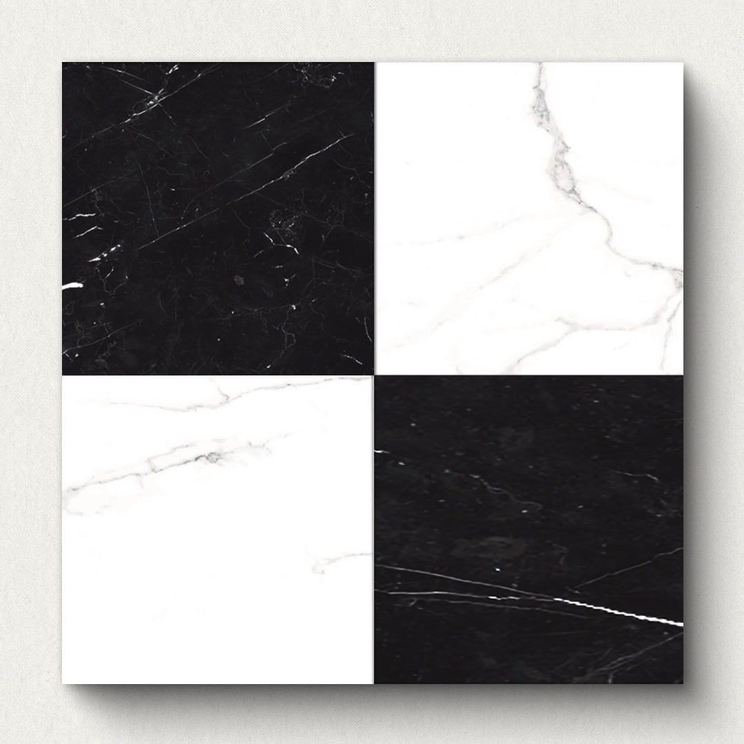 Langston - Calacatta / Nero Marquina